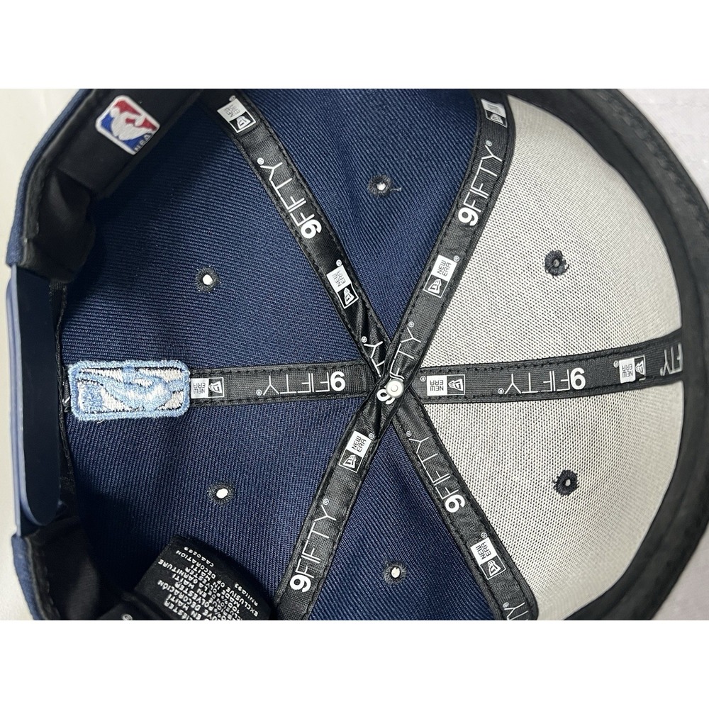 Memphis Grizzlies New Era 9FIFTY Adjustable Snapback Hat Cap Navy Logo - Picture 9 of 13